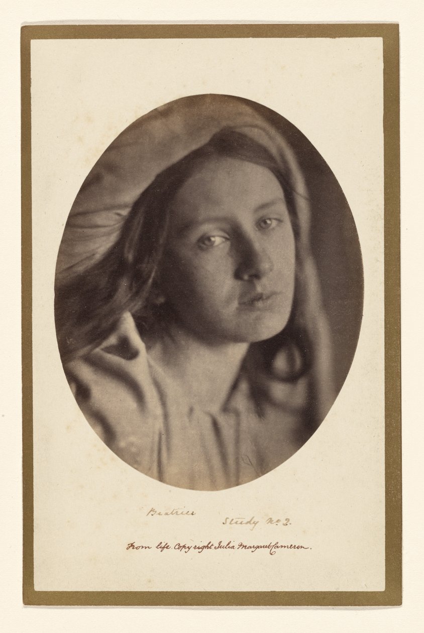 Beatrycze, studium nr 2 autorstwa Julia Margaret Cameron