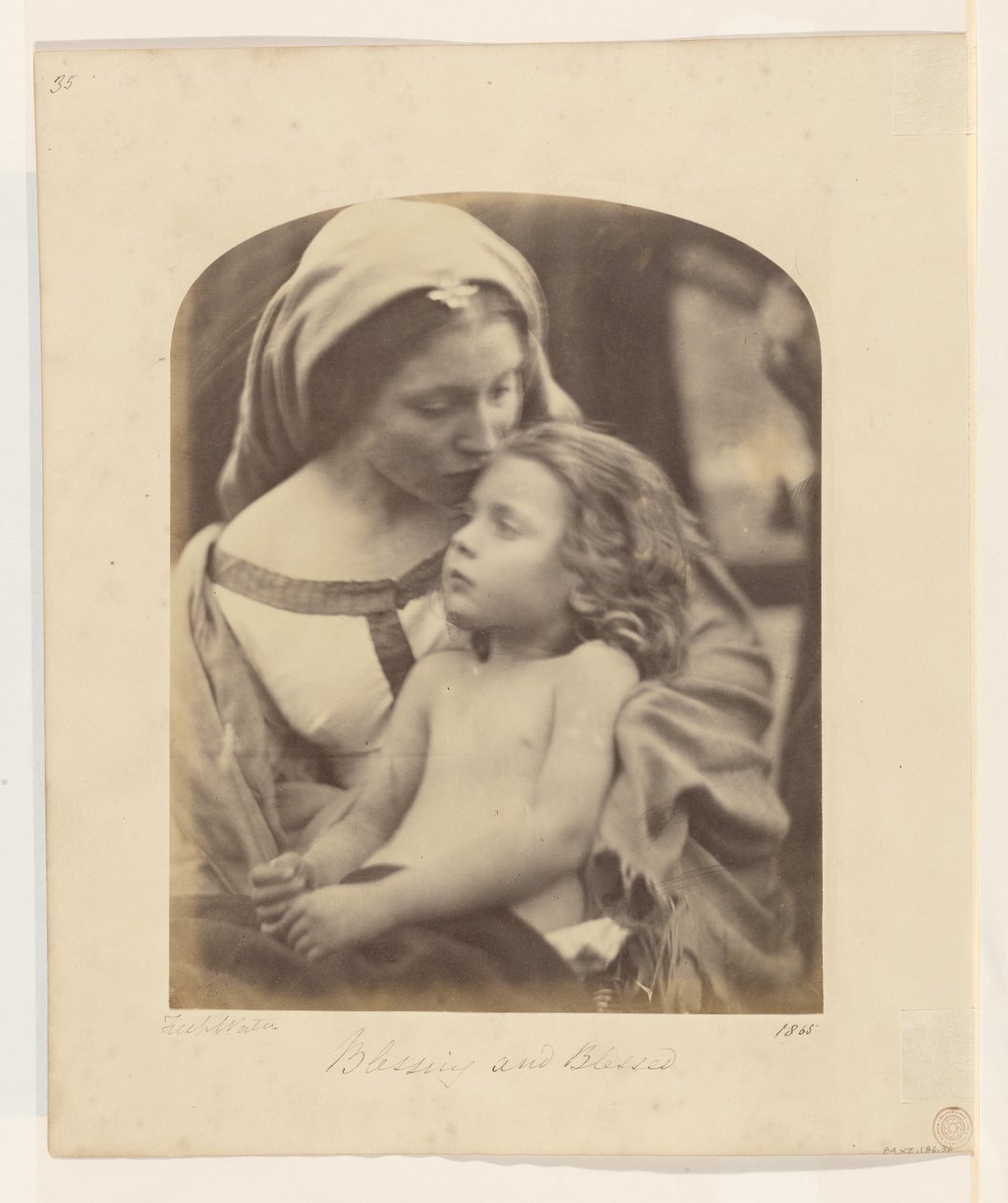 Błogosławieństwo i błogosławieni autorstwa Julia Margaret Cameron