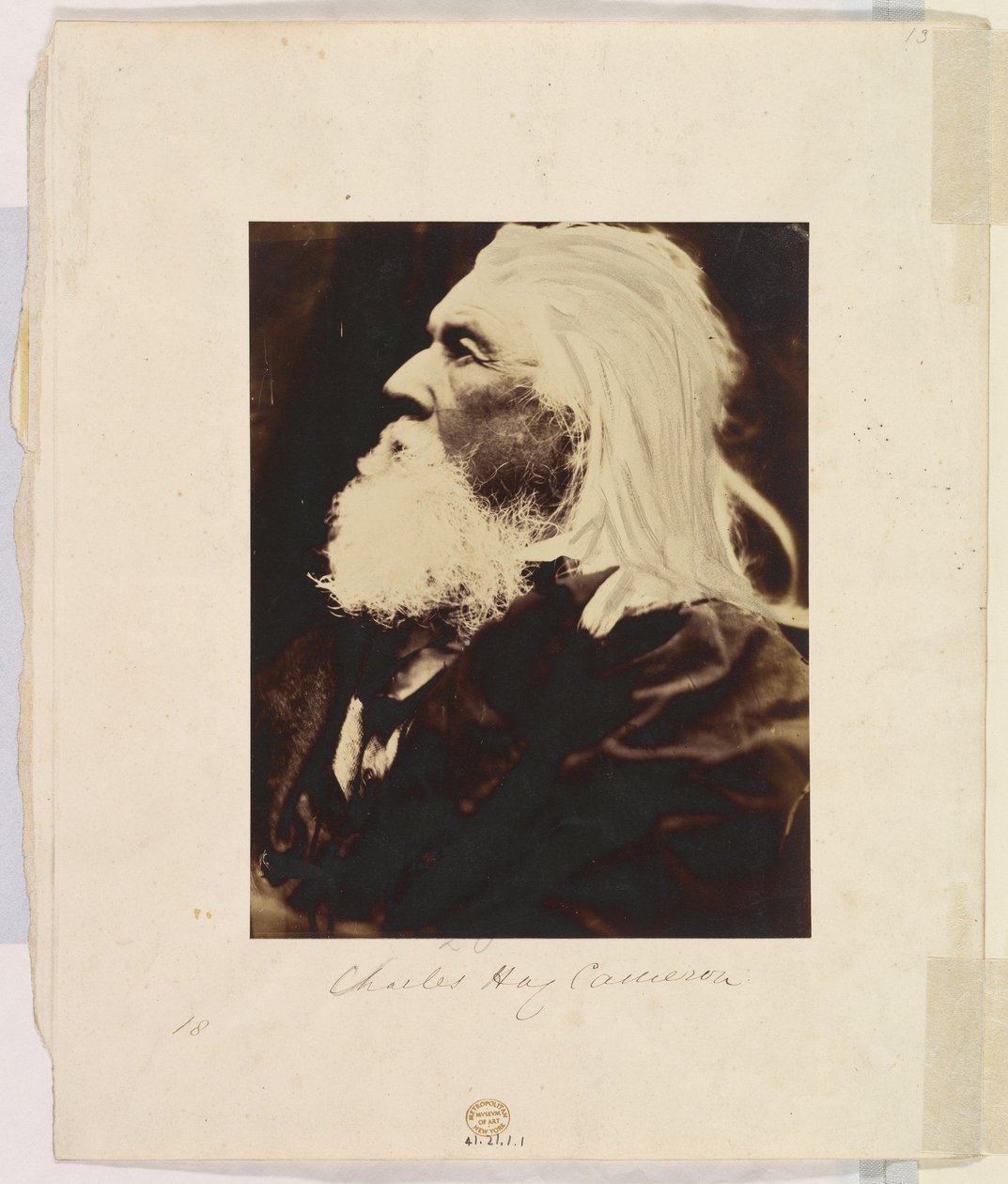 Charles Hay Cameron autorstwa Julia Margaret Cameron