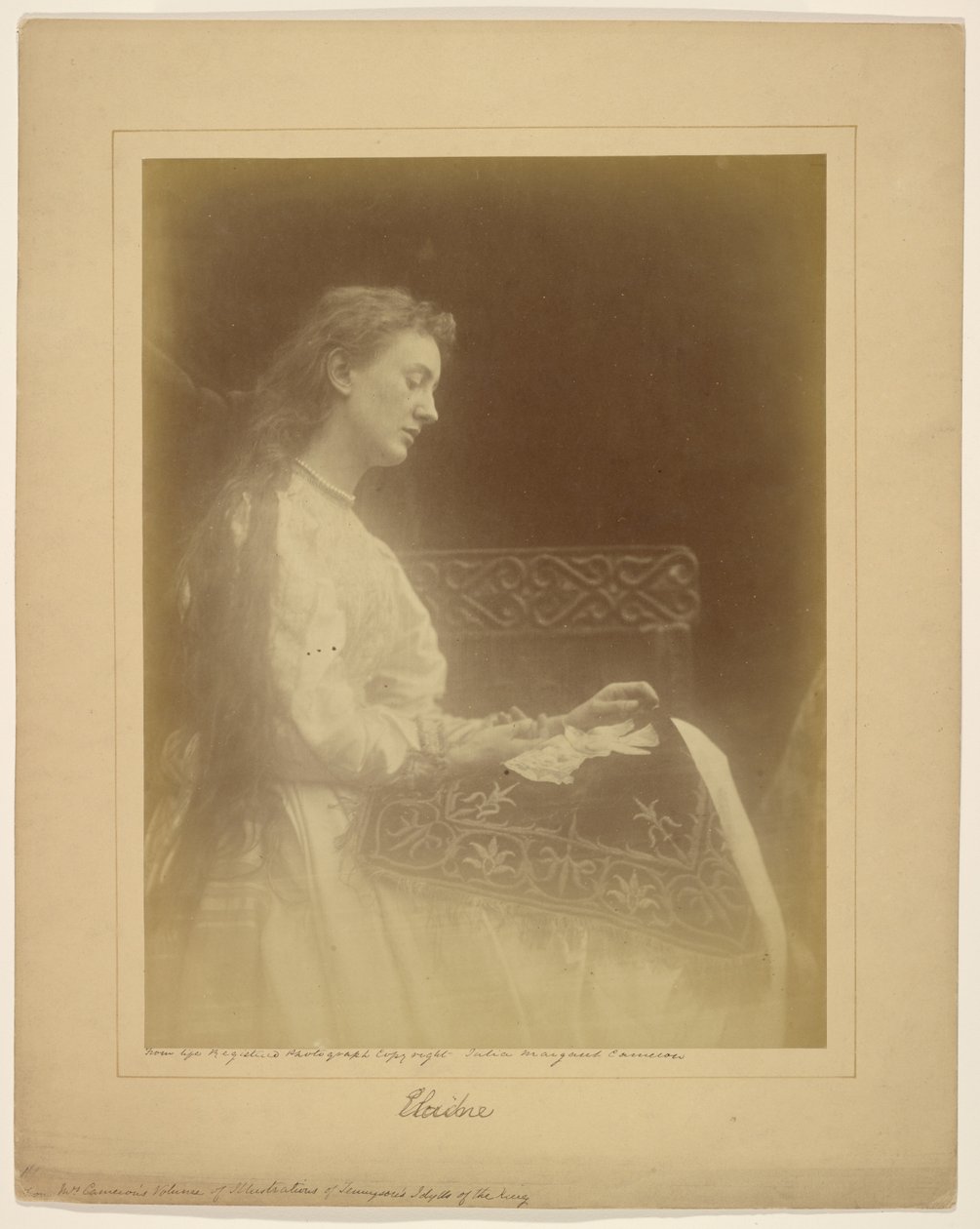 Elaine autorstwa Julia Margaret Cameron