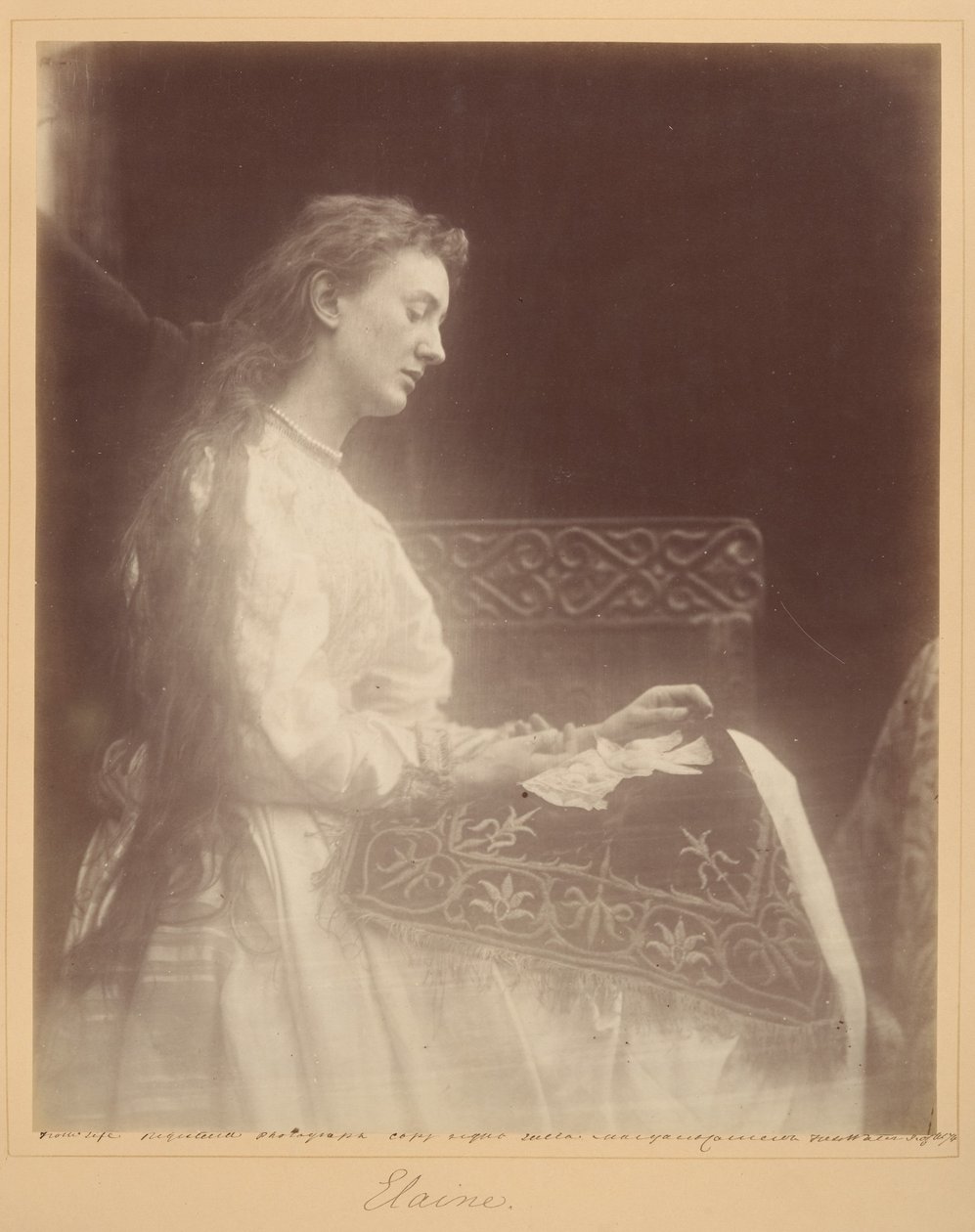 Elaine autorstwa Julia Margaret Cameron