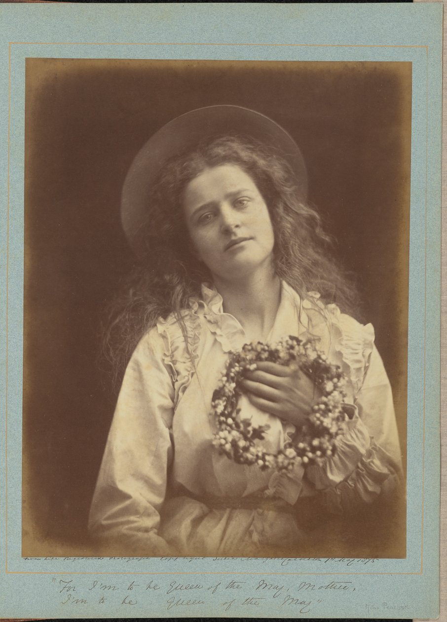 „Bo będę Królową Maja, mamo, będę Królową Maja” autorstwa Julia Margaret Cameron