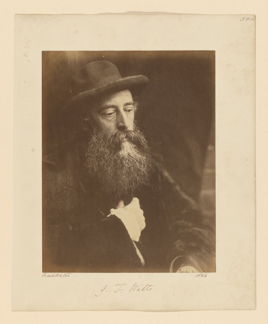 G. F. Watts autorstwa Julia Margaret Cameron