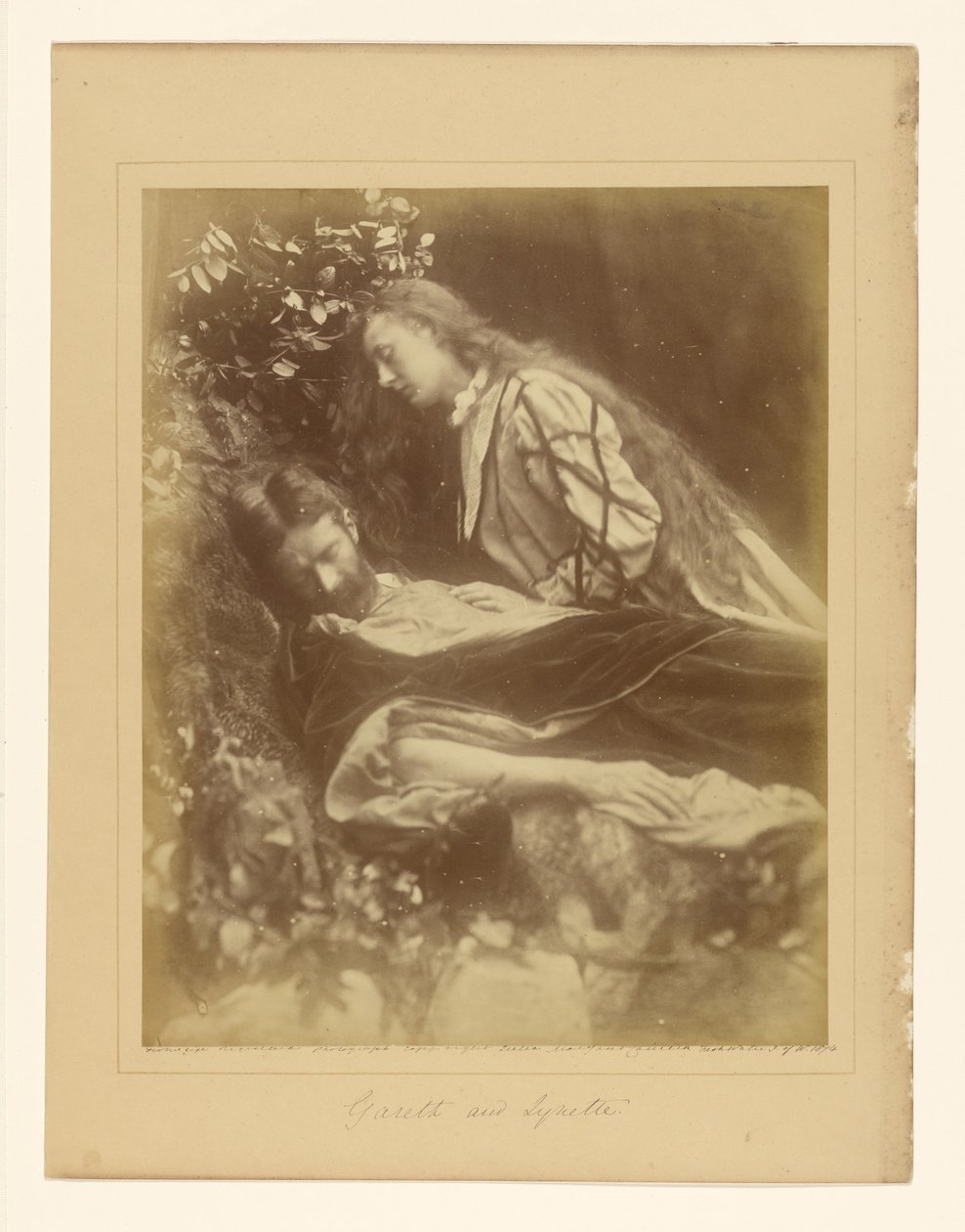Gareth i Lynette autorstwa Julia Margaret Cameron