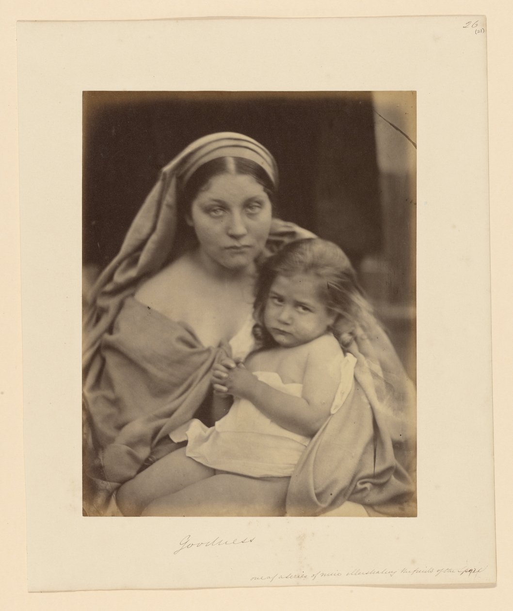 Dobroć autorstwa Julia Margaret Cameron