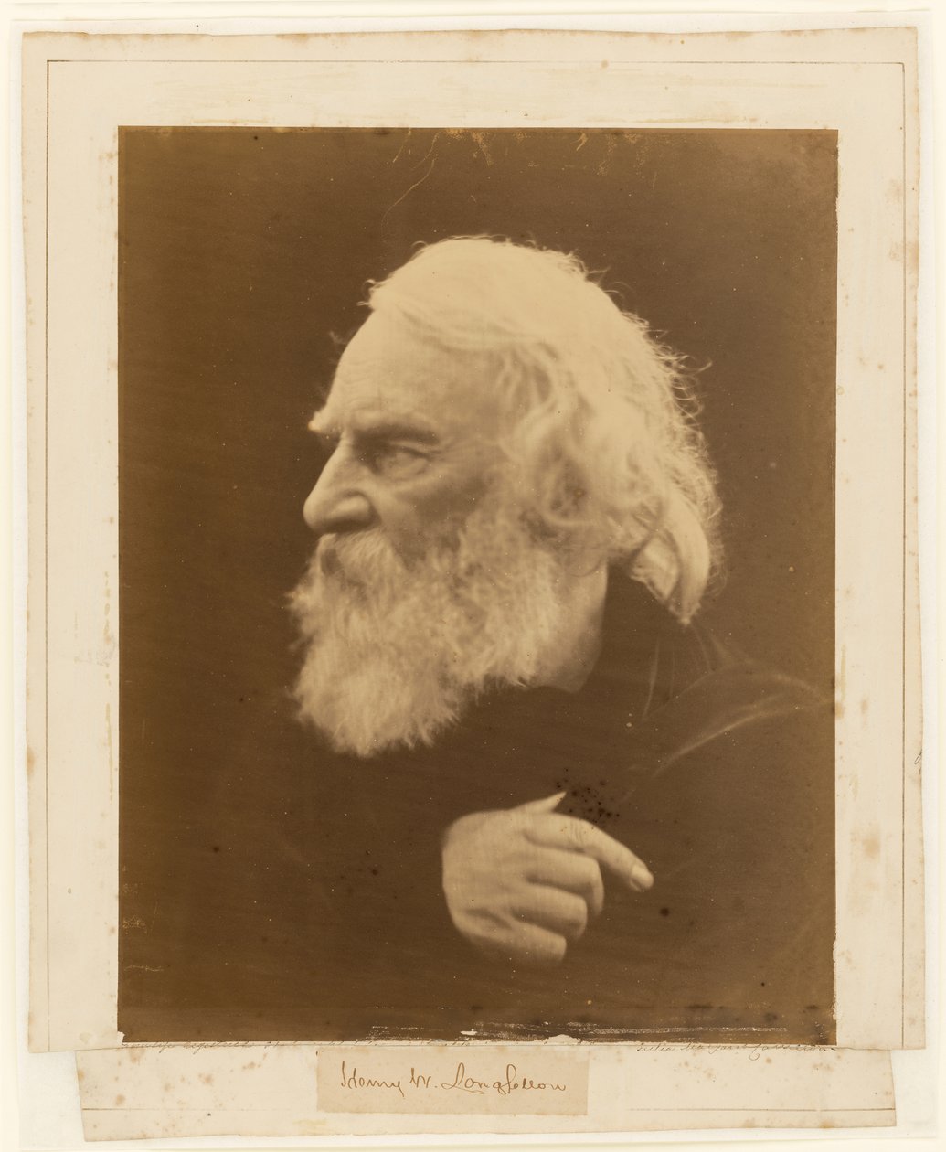 Henry Wadsworth Longfellow autorstwa Julia Margaret Cameron