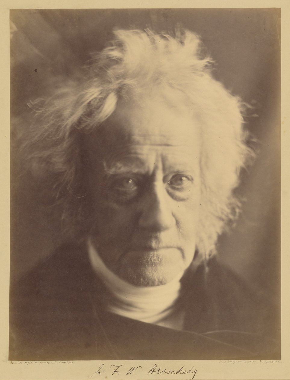 J.F.W. Herschel autorstwa Julia Margaret Cameron