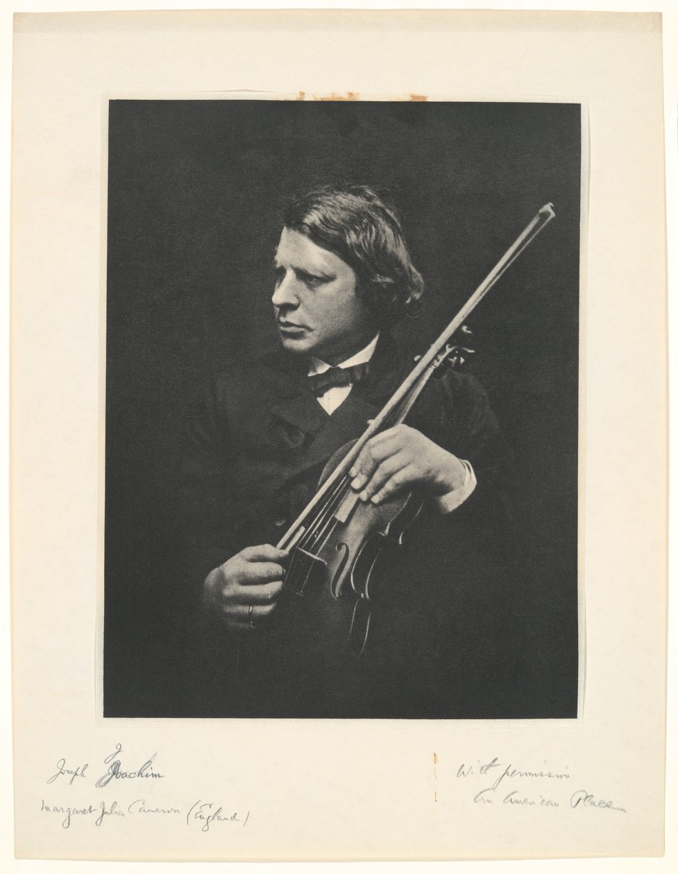 Joseph Joachim autorstwa Julia Margaret Cameron