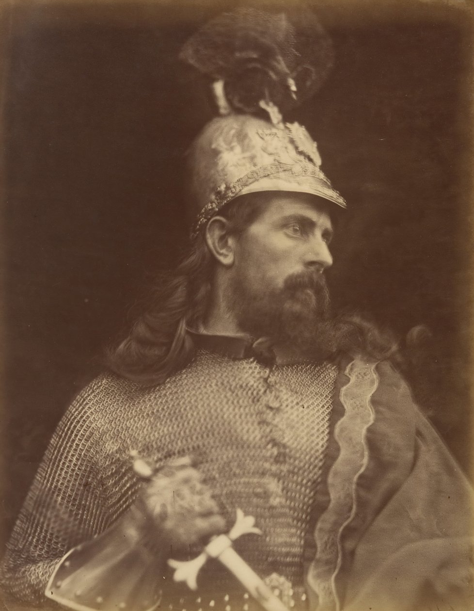 Król Artur, wrzesień 1874. autorstwa Julia Margaret Cameron
