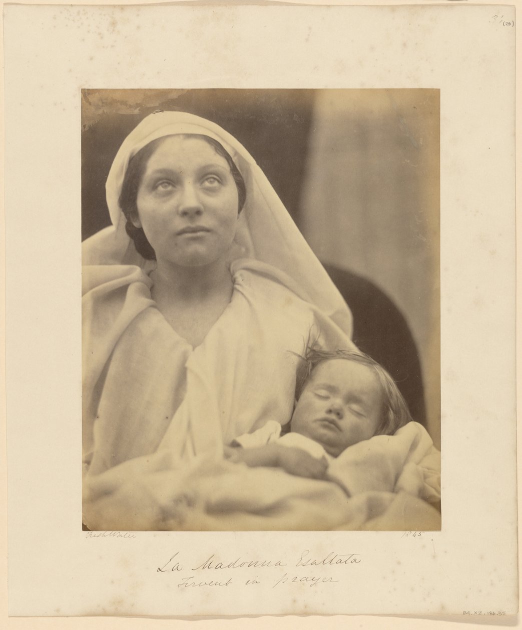Wywyższona Madonna autorstwa Julia Margaret Cameron