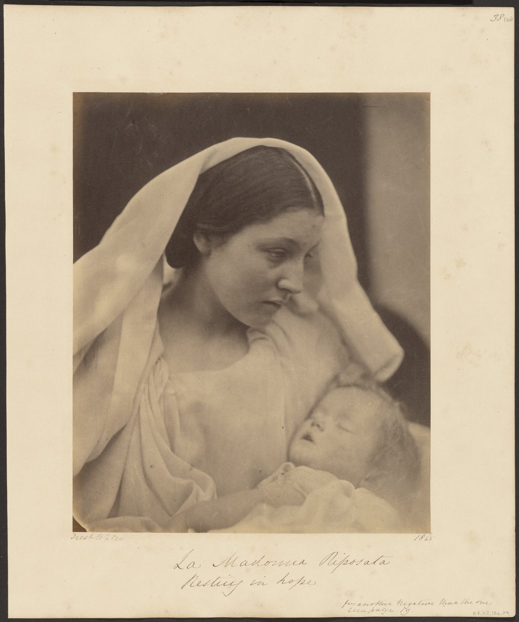 Odpoczywająca Madonna autorstwa Julia Margaret Cameron