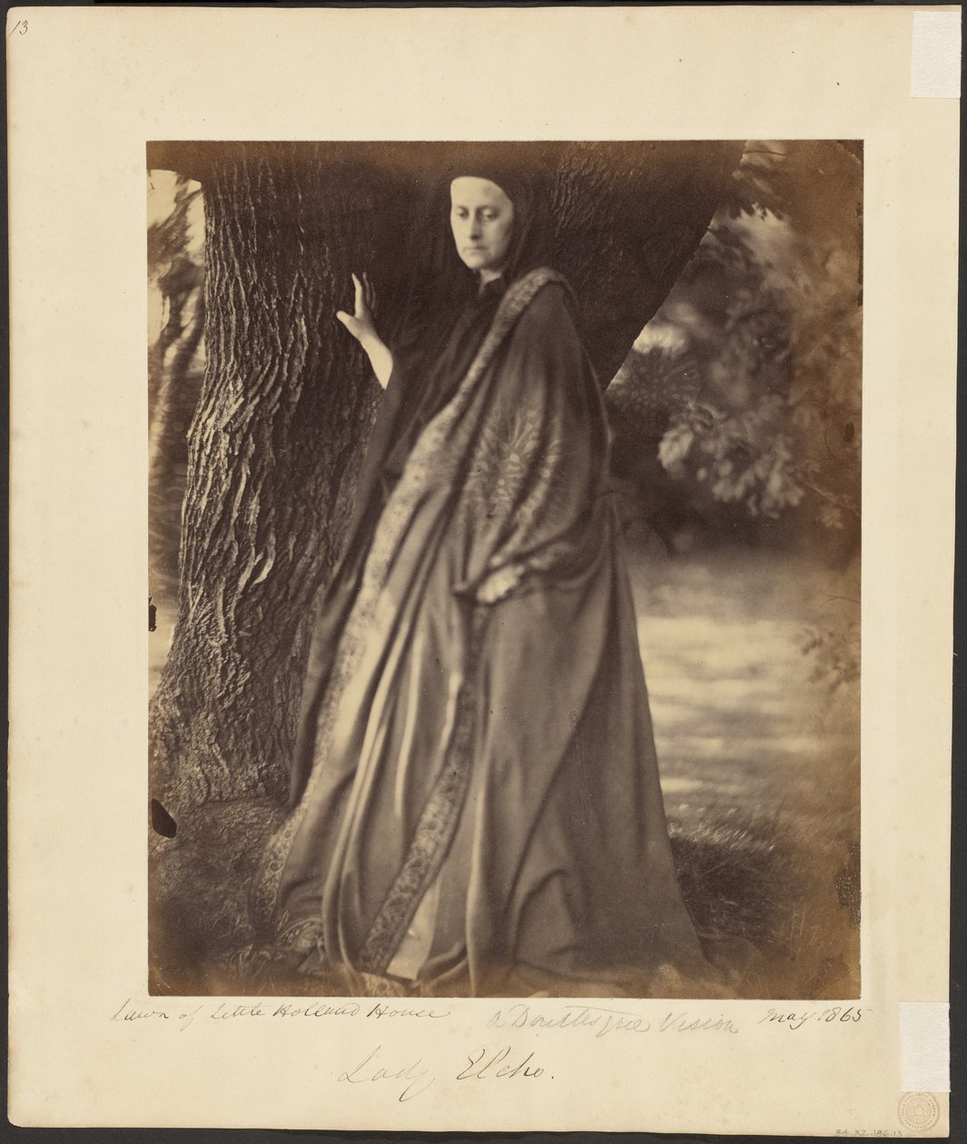 Lady Elcho / Dantejska wizja autorstwa Julia Margaret Cameron