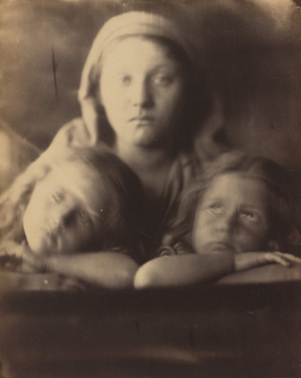 Mary Hillier i dwoje dzieci autorstwa Julia Margaret Cameron