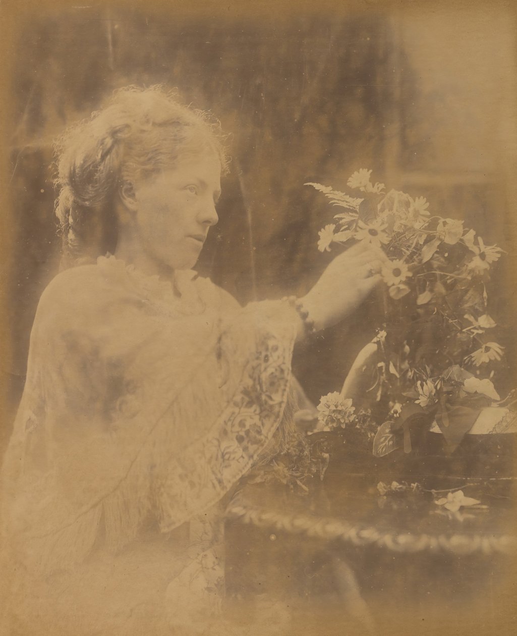 Pani Halford Vaugham, słodkowodne, 1873. autorstwa Julia Margaret Cameron