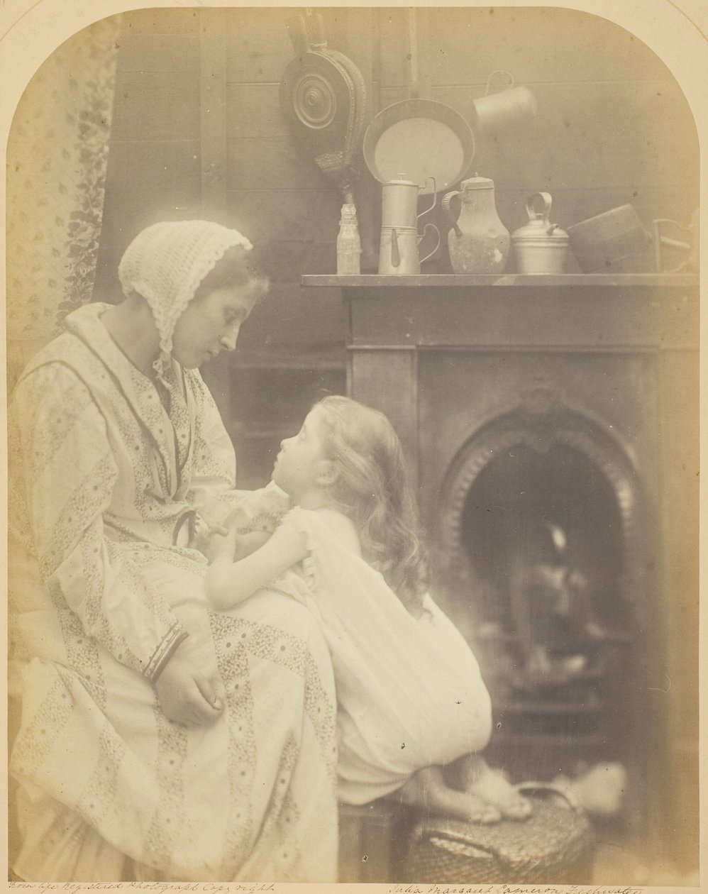 Pani Rachael Gurney („Niech Bóg sprowadzi ojca bezpiecznie do domu”, „Trzej rybacy popłynęli w głębiny”) autorstwa Julia Margaret Cameron