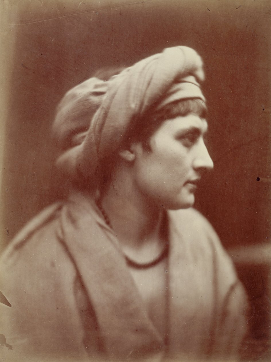 Portret kobiety w turbanie autorstwa Julia Margaret Cameron