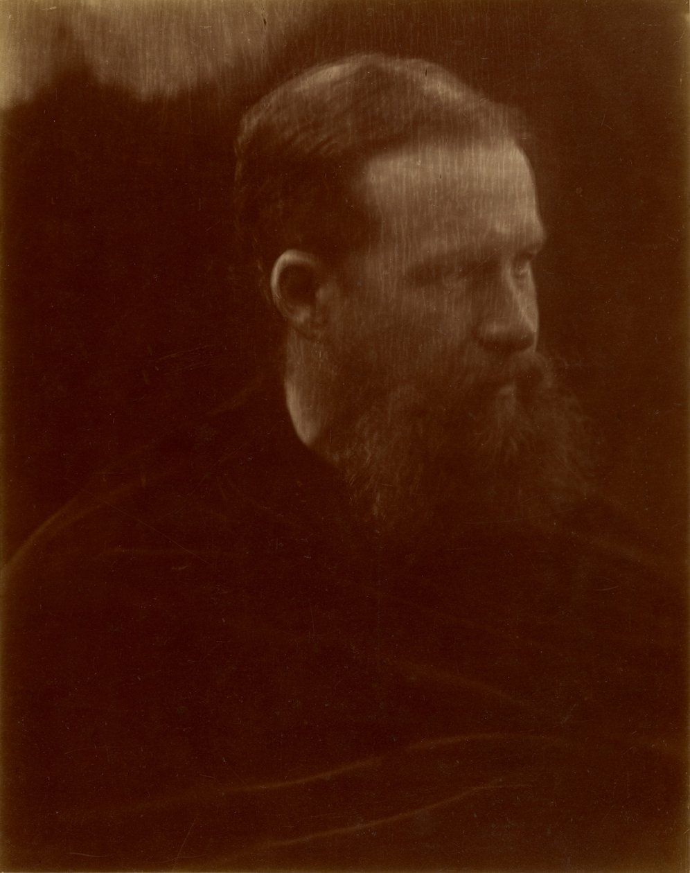 [Portret mężczyzny z brodą] autorstwa Julia Margaret Cameron