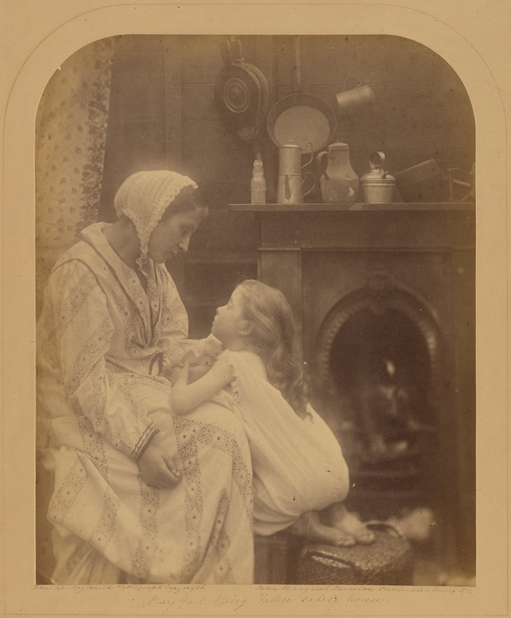 Módl się, aby Bóg sprowadził ojca bezpiecznie do domu autorstwa Julia Margaret Cameron
