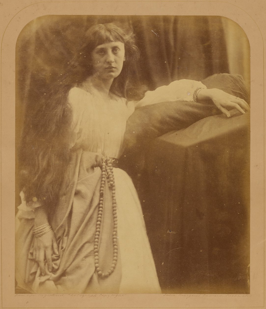 Studium przedrafaelitowe autorstwa Julia Margaret Cameron