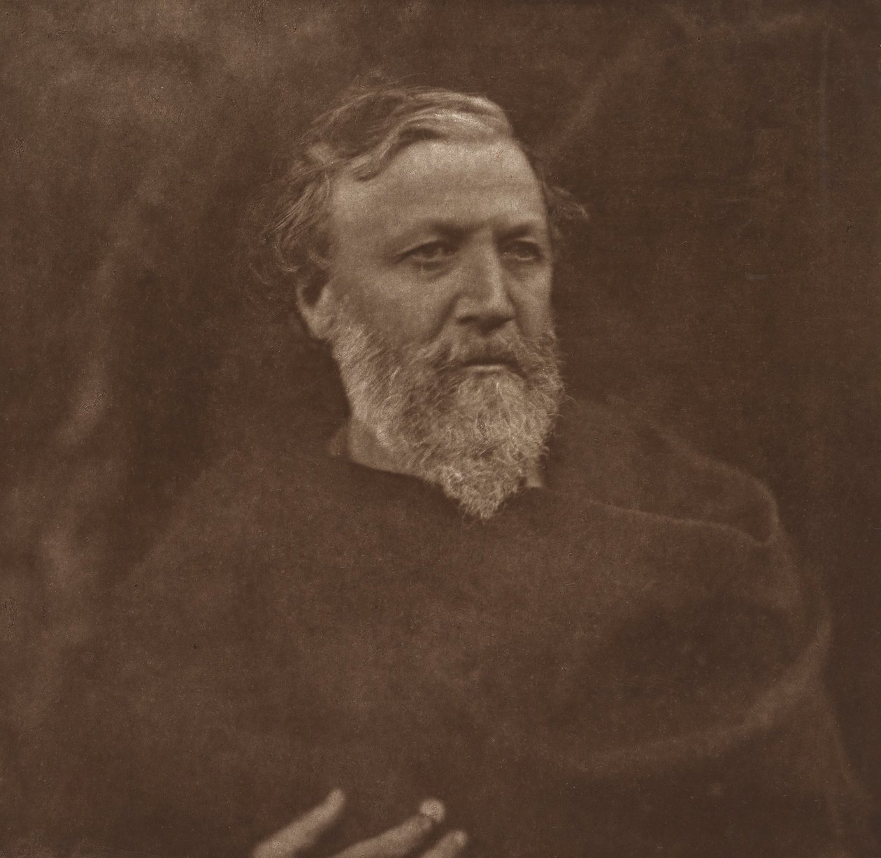 Robert Browning, maj 1865, druk ok. 1902. autorstwa Julia Margaret Cameron