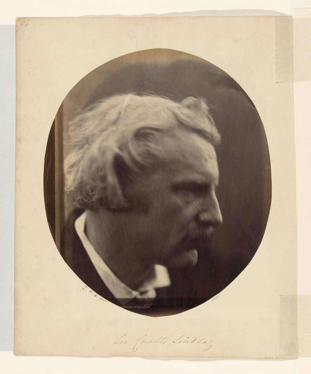 Sir Coutts Lindsay autorstwa Julia Margaret Cameron