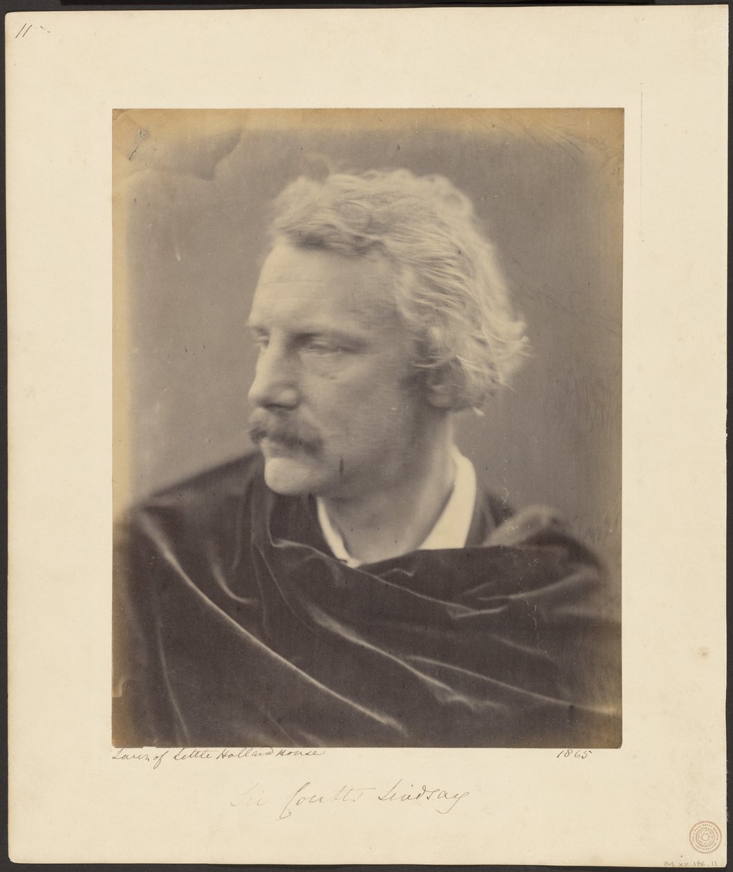 Sir Coutts Lindsay autorstwa Julia Margaret Cameron