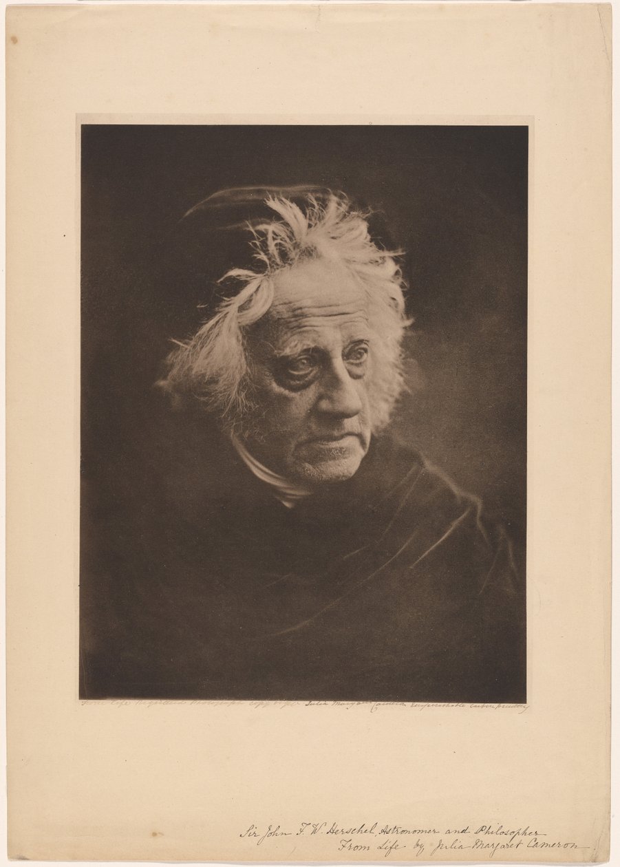 Sir John F.W. Herschel autorstwa Julia Margaret Cameron