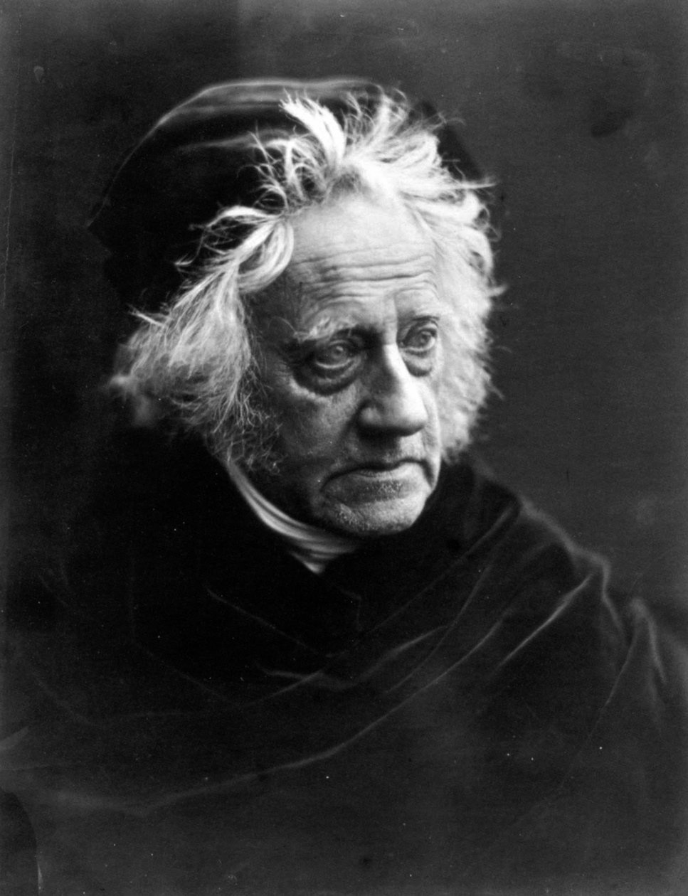 Sir John Frederick William Herschel, 1867 (fot. bw) autorstwa Julia Margaret Cameron