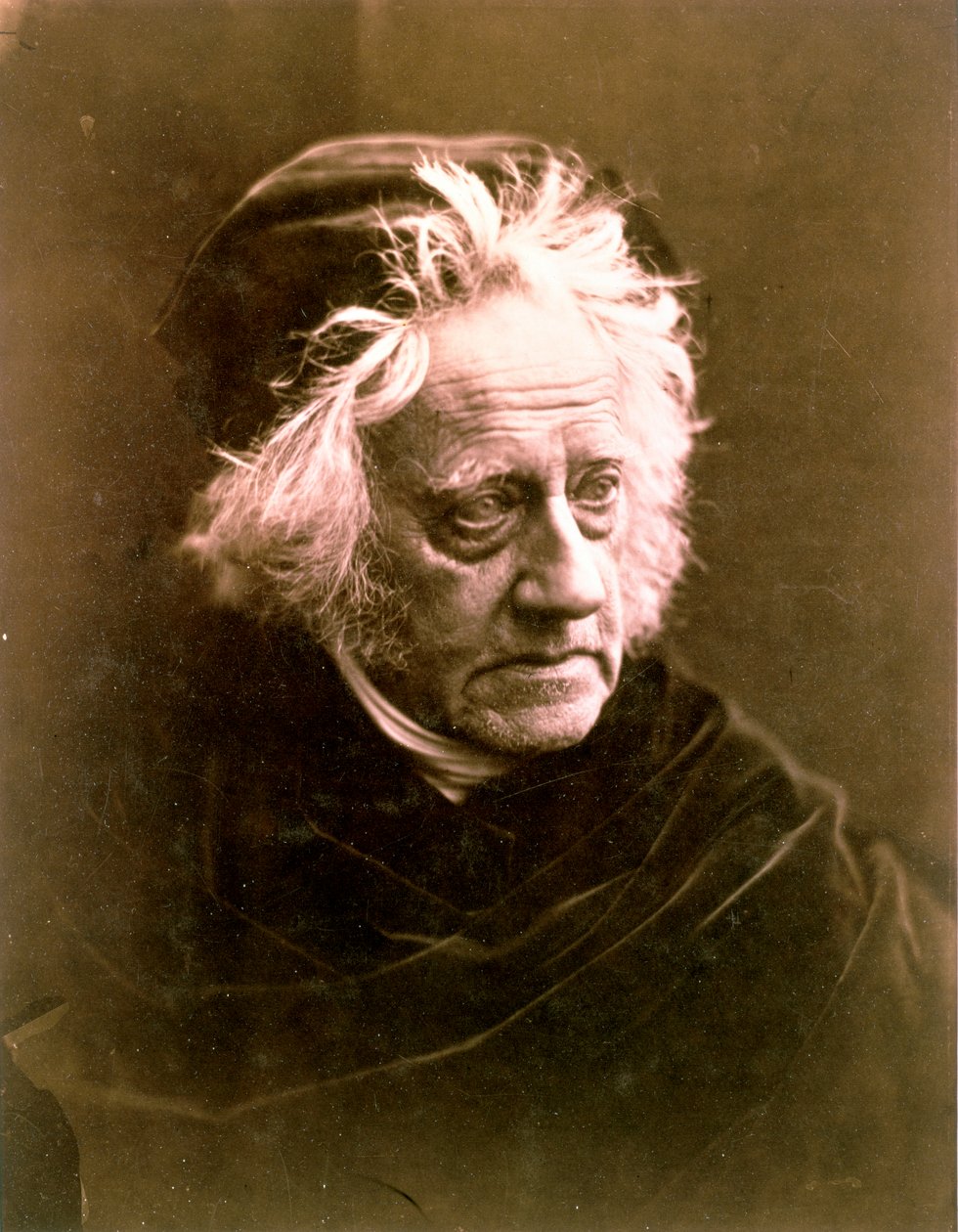 Sir John Frederick William Herschel, brytyjski astronom, 1867 autorstwa Julia Margaret Cameron