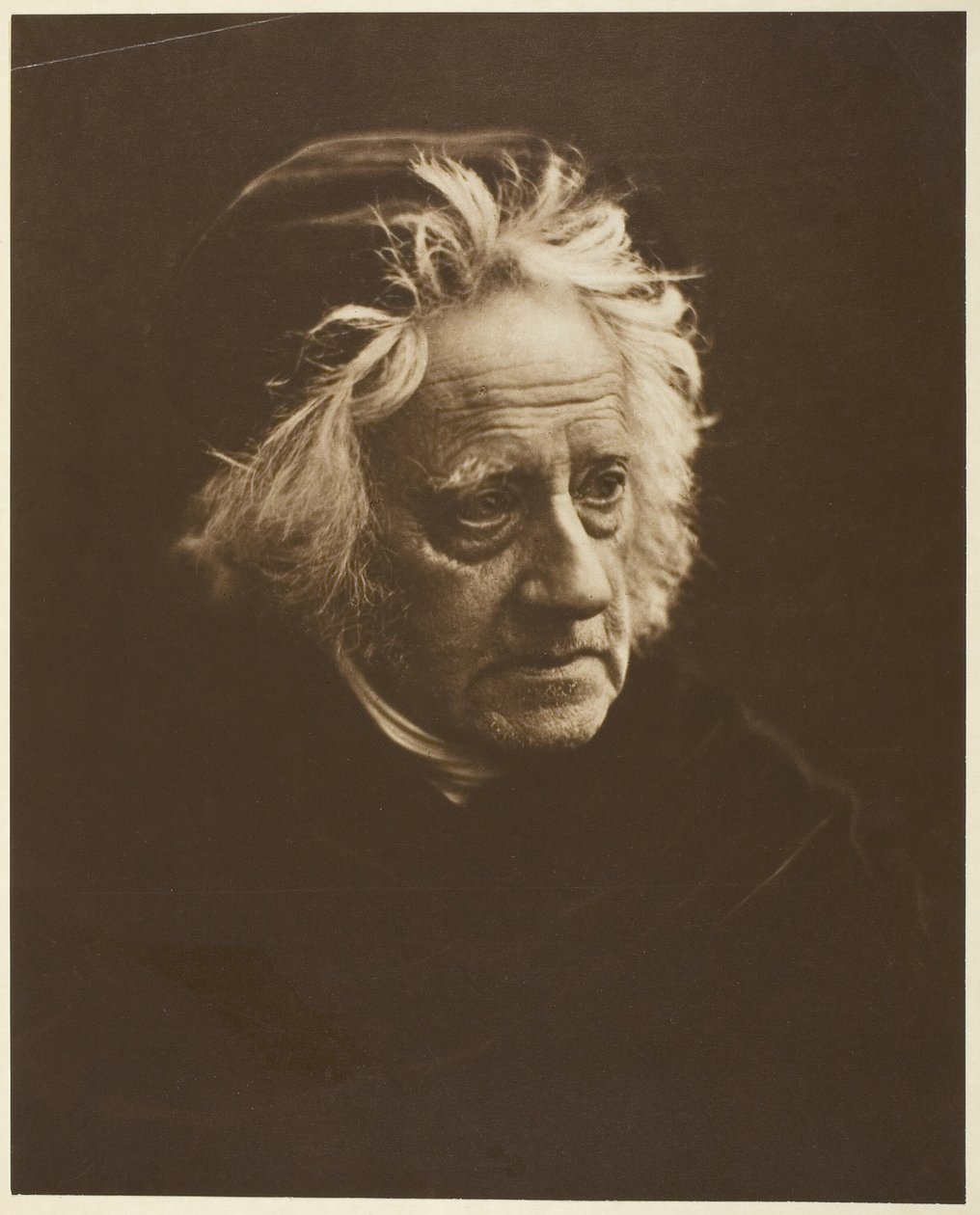 Sir John Herschel, 1867, wydrukowany 1875. autorstwa Julia Margaret Cameron