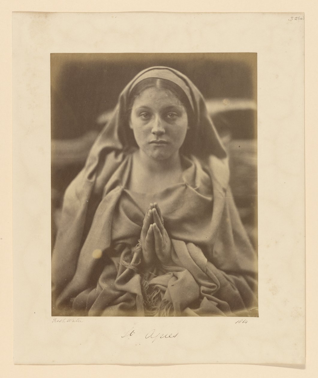 Święta Agnieszka autorstwa Julia Margaret Cameron