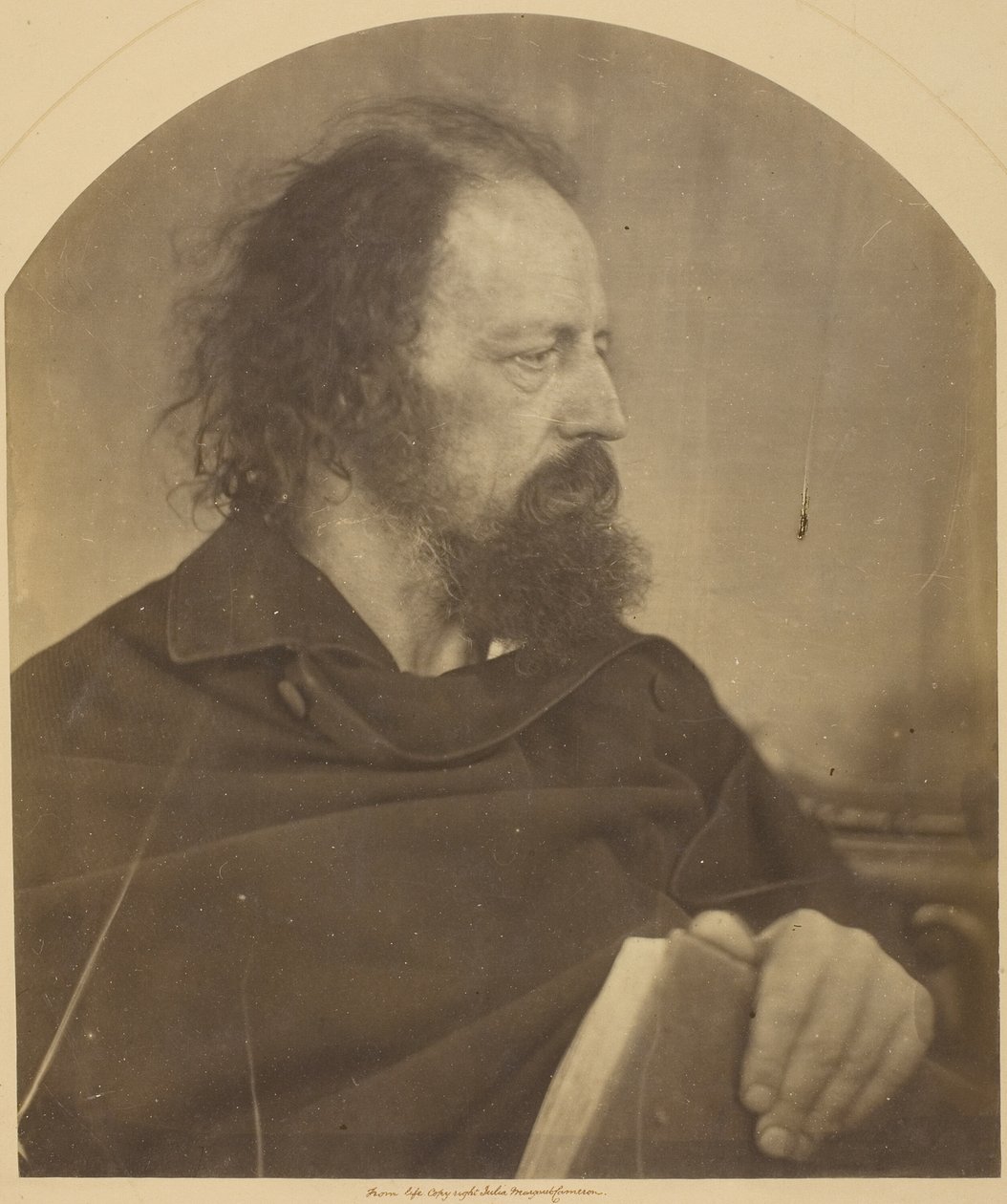 Brudny Mnich, Alfred Tennyson autorstwa Julia Margaret Cameron