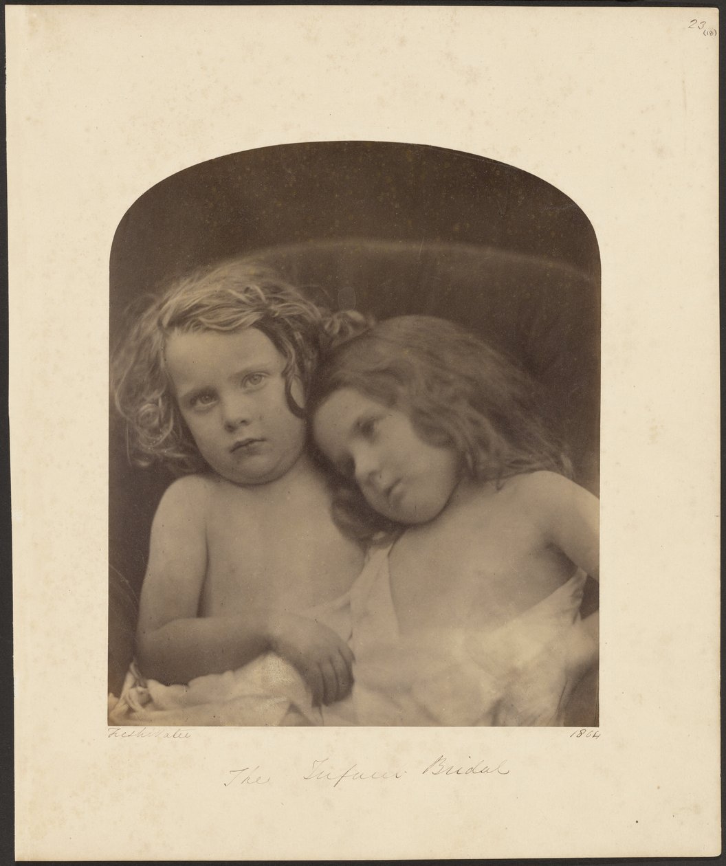 Niemowlęca panna młoda autorstwa Julia Margaret Cameron
