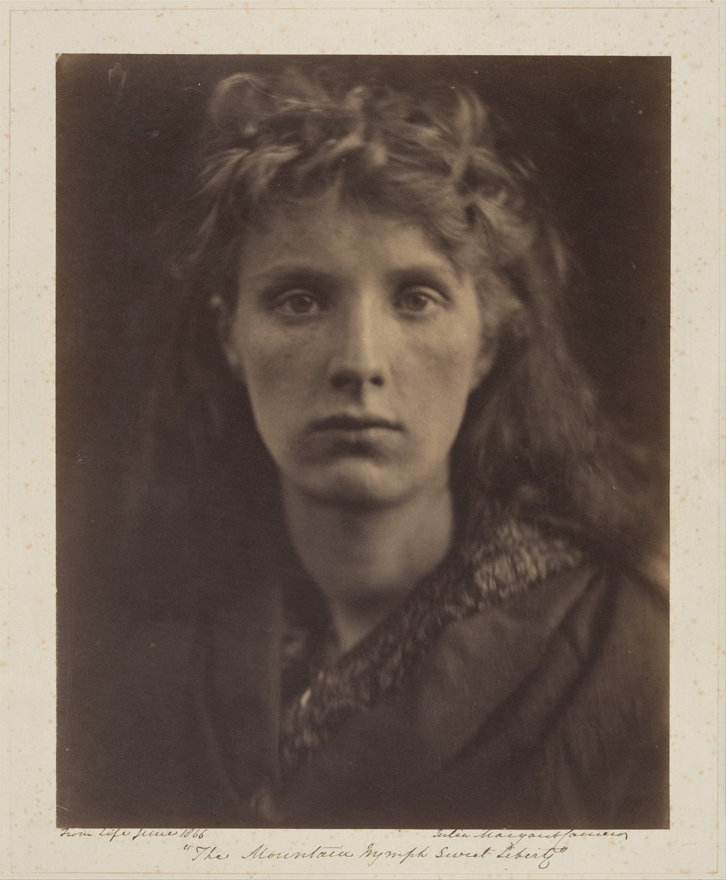 Nimfa górska Słodka Wolność autorstwa Julia Margaret Cameron