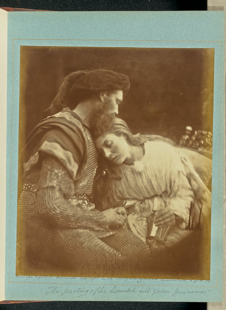 Pożegnanie sir Lancelota i królowej Ginewry autorstwa Julia Margaret Cameron