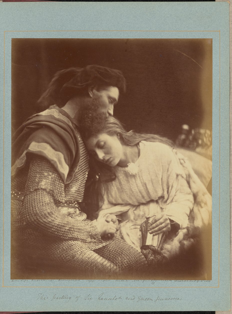 Pożegnanie sir Lancelota i królowej Ginewry autorstwa Julia Margaret Cameron
