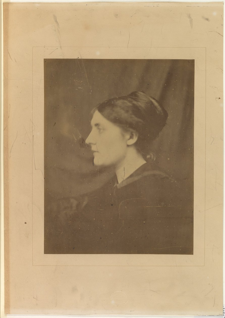 [Nieznana kobieta z profilu] autorstwa Julia Margaret Cameron