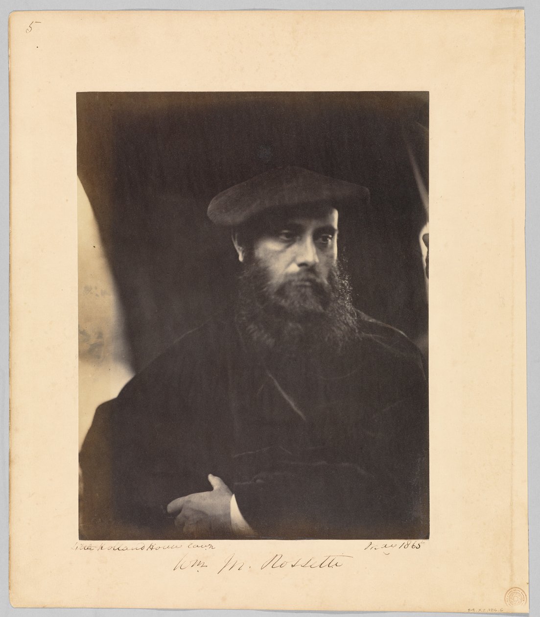 William M. Rossetti autorstwa Julia Margaret Cameron