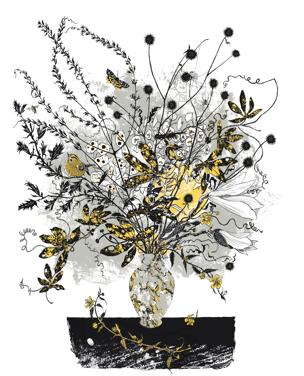 memento, 2017 (sitodruk) autorstwa julia McKenzie