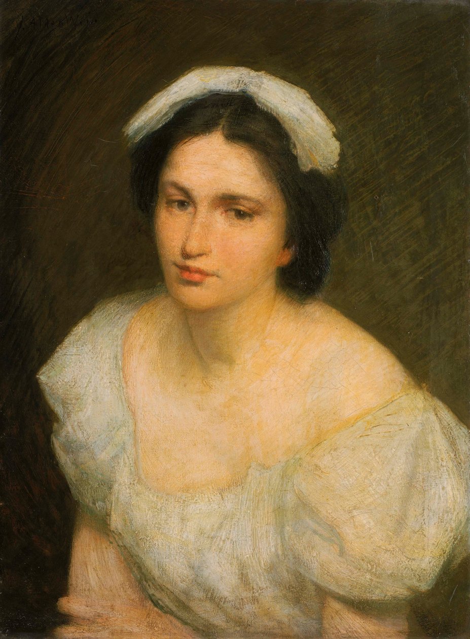 Alzacka dziewczyna autorstwa Julian Alden Weir