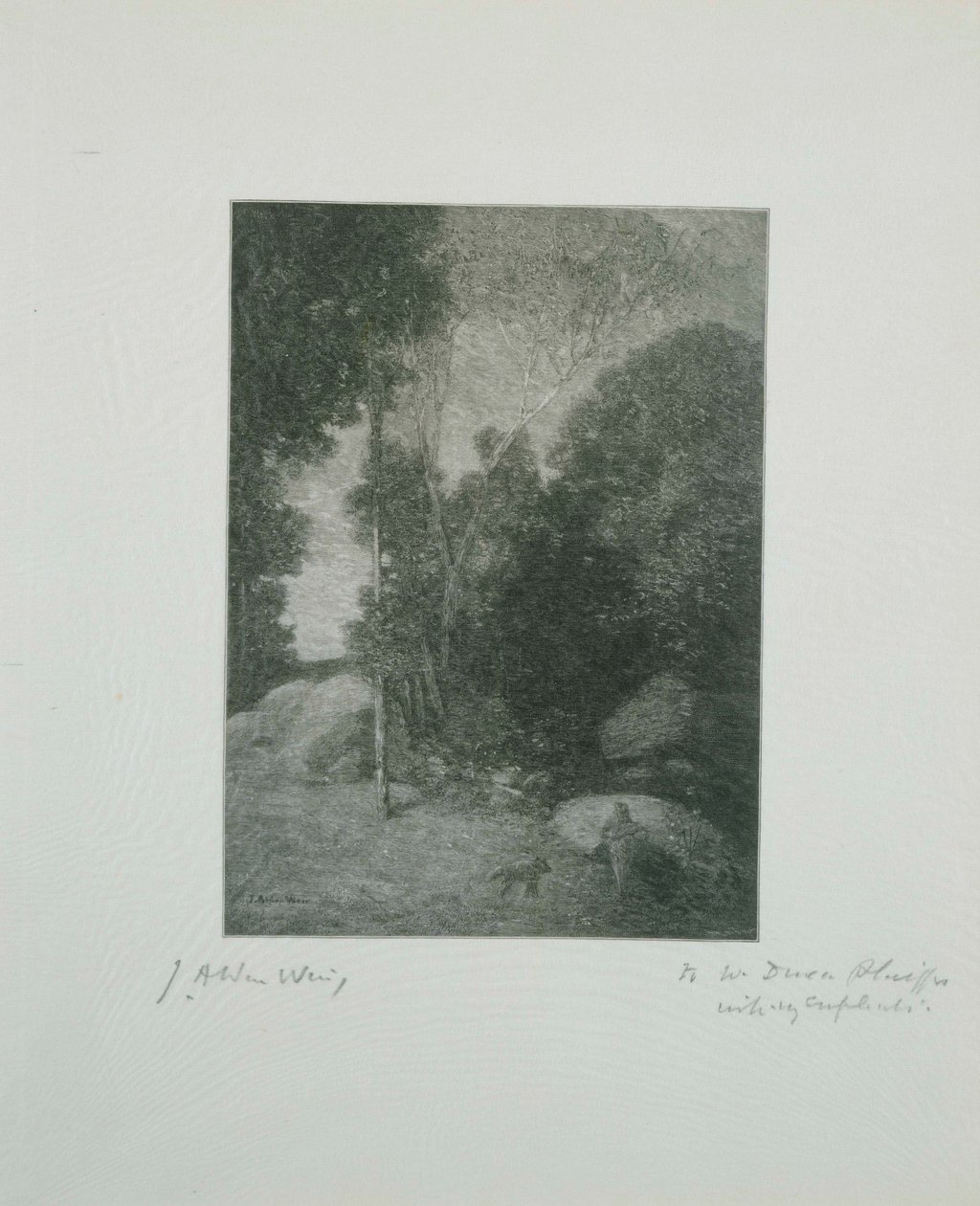 Pan i Wilk autorstwa Julian Alden Weir