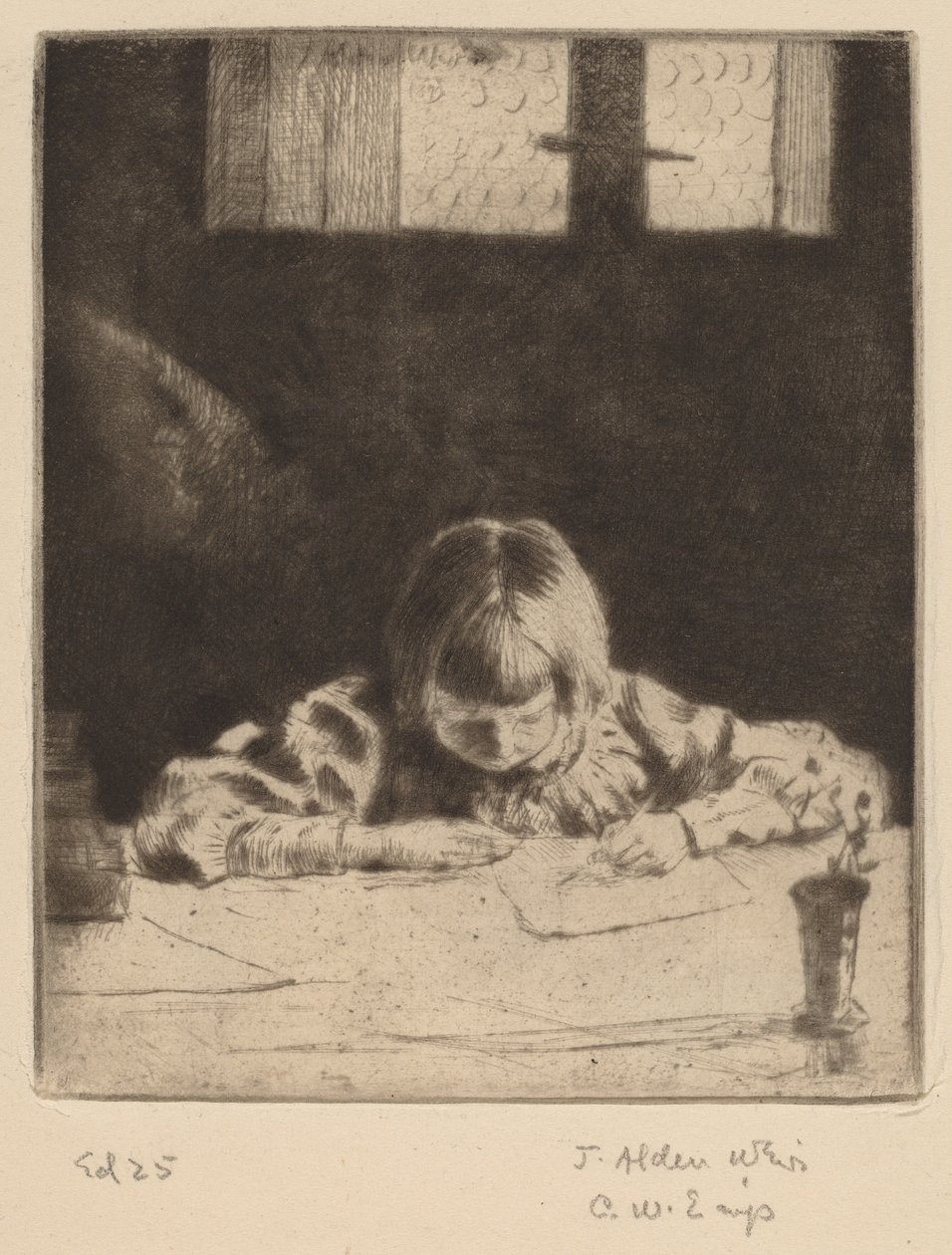 Mały Student autorstwa Julian Alden Weir