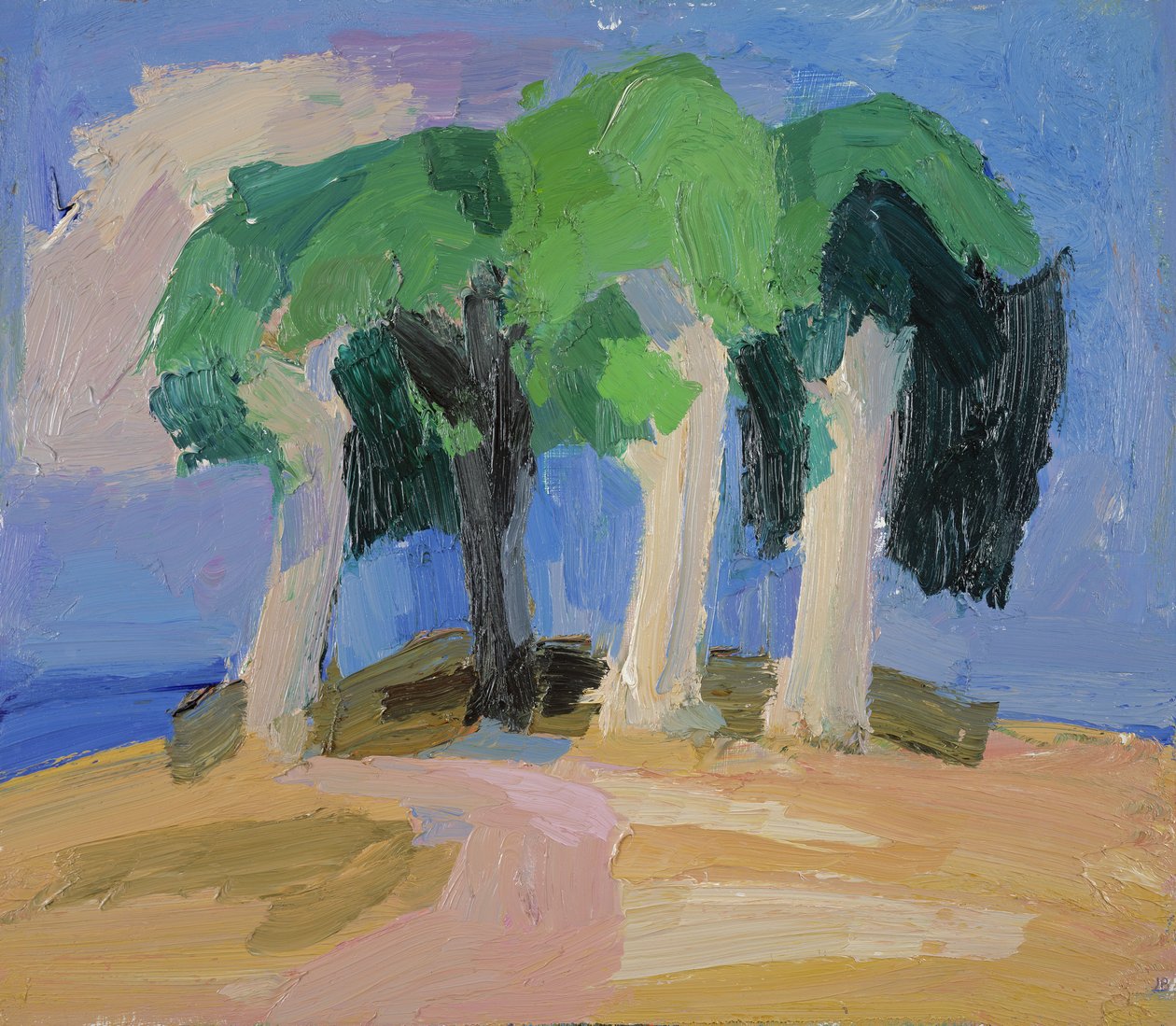 Hill Top, Burford (olej na pokładzie) autorstwa Julian Bailey