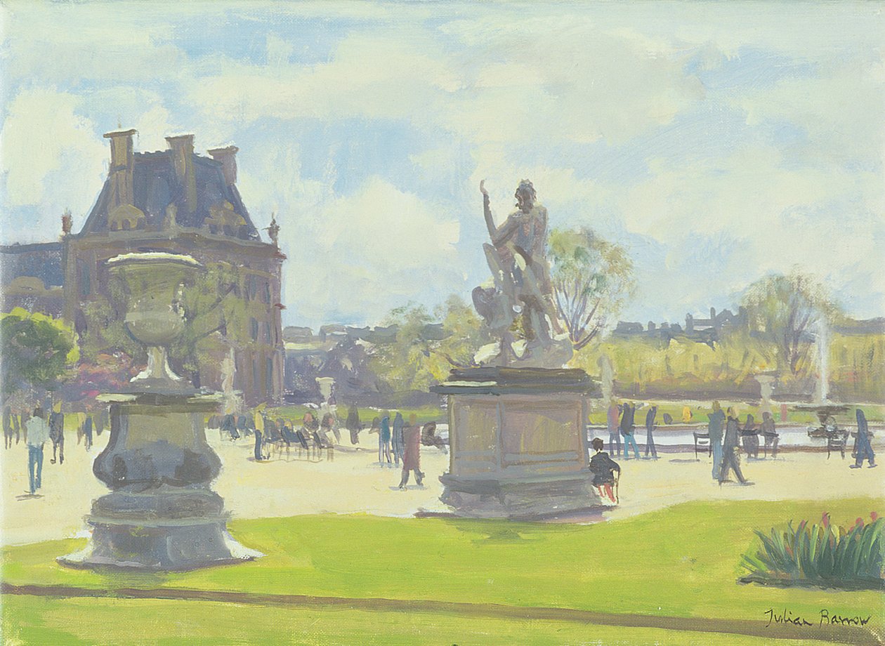 Popołudnie w Tuileries, Paryż autorstwa Julian Barrow
