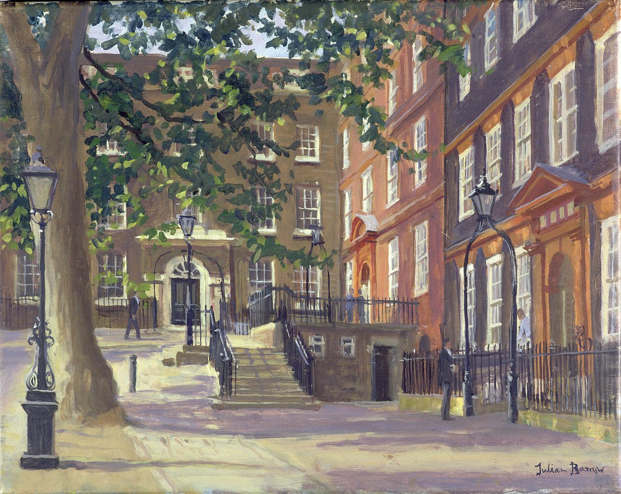 Kings Bench Walk, wewnętrzna świątynia autorstwa Julian Barrow