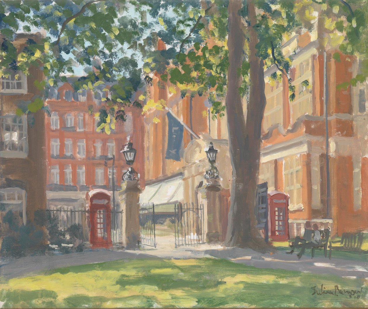 Mount Street Gardens, Londyn, 2010 autorstwa Julian Barrow