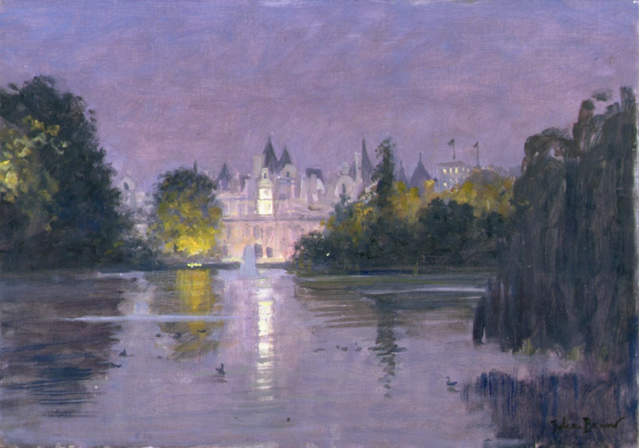 Park Św. Jakuba - Noc autorstwa Julian Barrow