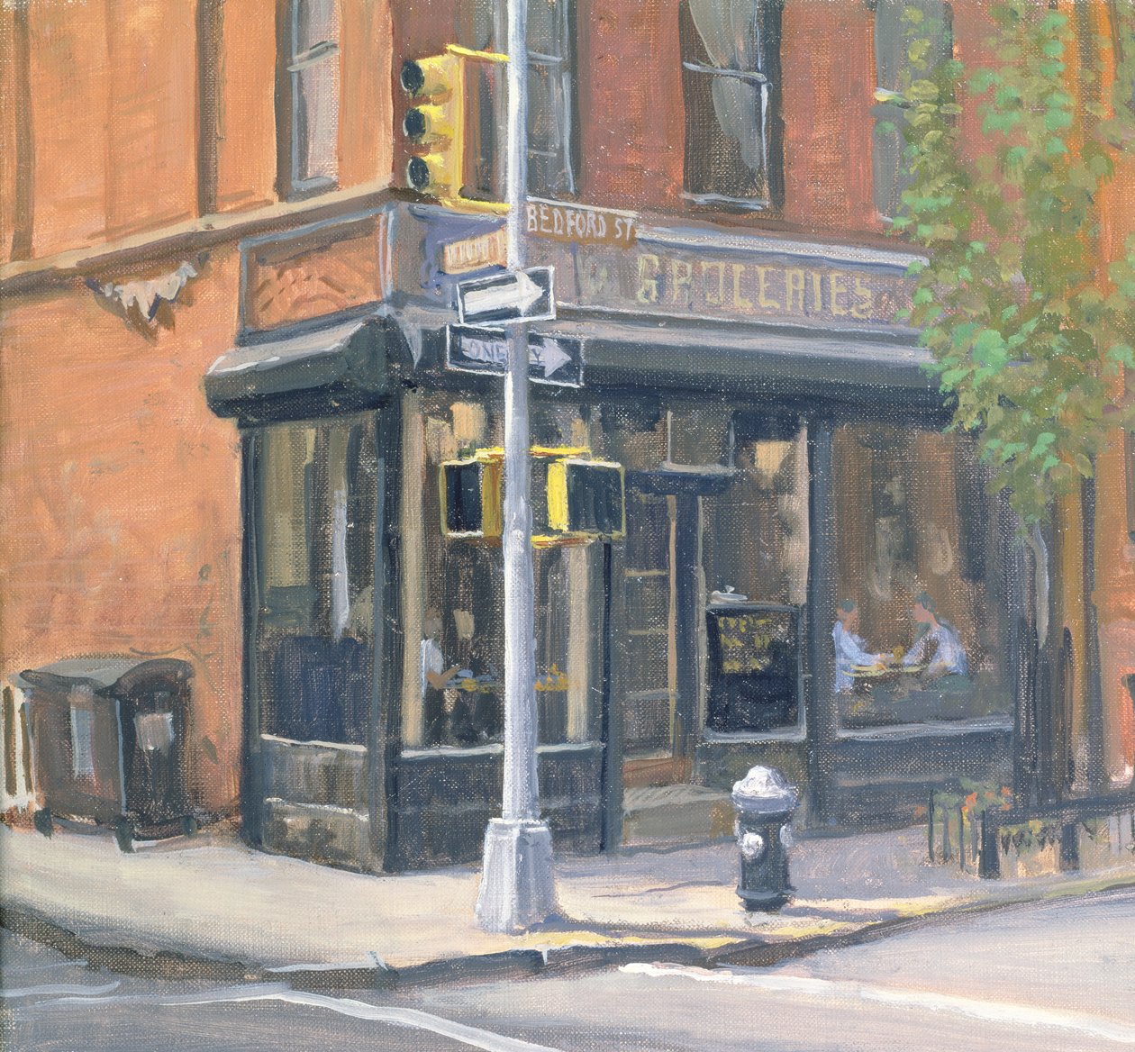 Sklep na rogu West Village, 1997 autorstwa Julian Barrow