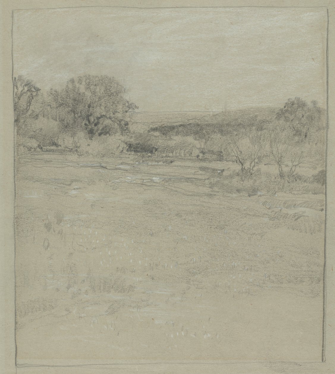 Krajobraz w pobliżu San Antonio autorstwa Julian Onderdonk