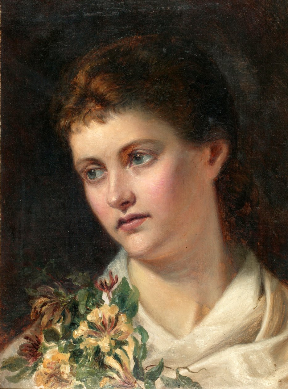 Myśli o przyszłości (olej na płótnie) autorstwa Juliana Charlotte Shepherd